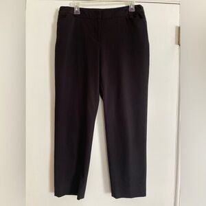 Women’s Liz Claiborne Black Ankle Length Pants, Size 10